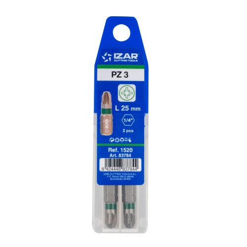 PUNTA ATORNILLAR DIN3126 STANDARD - 1520 - PZ 1 - L25 - (pack 2 pcs.  -  EUR/pack)