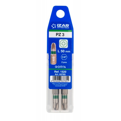 PUNTA ATORNILLAR DIN3126 STANDARD - 1520 - PZ 1 - L25 - (pack 2 pcs.  -  EUR/pack)