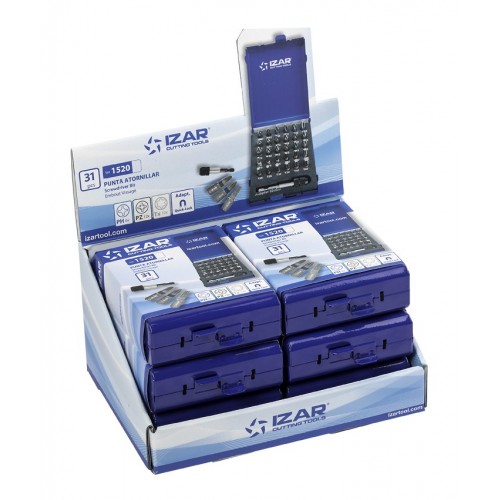 PUNTA ATORNILLAR DIN3126 STANDARD - 1520 - EXPO 6 SET PH1-2-3 Tx10-15-20-25-30-40 PZ1-2-3