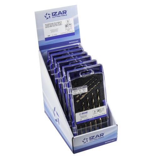 BROCA HSS Co HEXAGONAL 1/4 LARGA DIN E6.3 METAL - 1616 - EXPO 6 SETS 03-10 mm