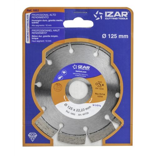 DISCO DIAMANTE SEGMENTADO LASER PROFESIONAL - 1852 - 115 x 10 mm