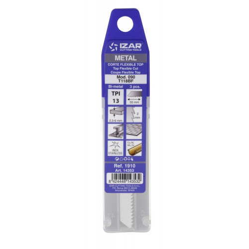 SIERRA CALAR METAL AMARRE T - 1910 - MOD. 090 (T118BF) - (pack 3 uds.  -  EUR/pack)