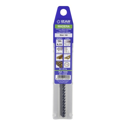 SIERRA CALAR MADERA AMARRE T - 1940 - MOD. 160 () - (pack 3 uds.  -  EUR/pack)