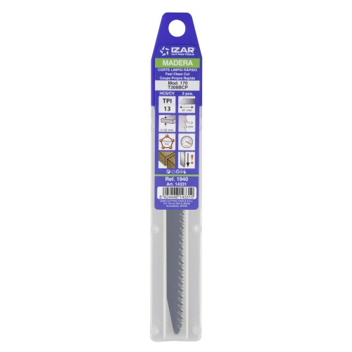 SIERRA CALAR MADERA AMARRE T - 1940 - MOD. 170 (T308BCP) - (pack 3 uds.  -  EUR/pack)