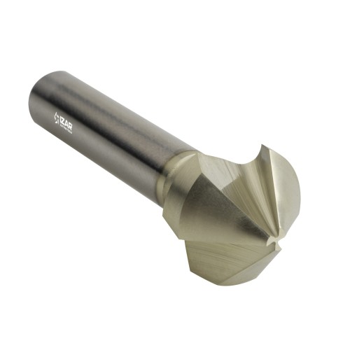 AVELLANADOR HSS Co DIN335C 90º ANTIVIBRACIÓN - 2574 - 04,30 mm - PUNTA ZIRKONIO