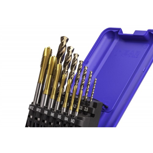 MACHO MAQUINA RECTO HSS Co DIN371 (M) INOX - 3149 - SET + 1016 HSS Co - TIN