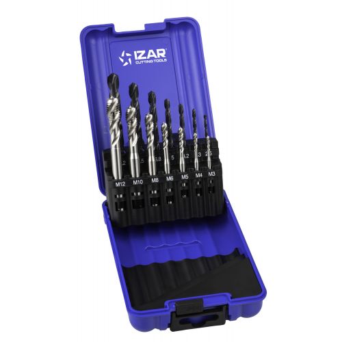 MACHO MAQUINA HELICOIDAL HSS Co DIN371 (M)  - 3150 - SET+BROCA HSS