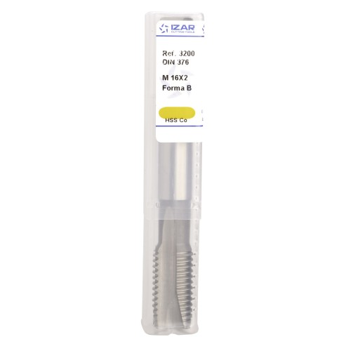 MACHO MAQUINA RECTO HSS Co DIN376/374 (M/MF) GUN - 3200 - 03,00X0,50
