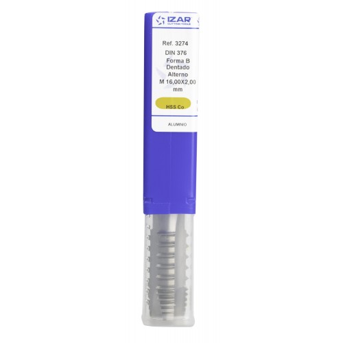 MACHO MAQUINA RECTO HSS Co DIN376 (M) DENTADO-ALTERNO - 3274 - 05,00X0,80