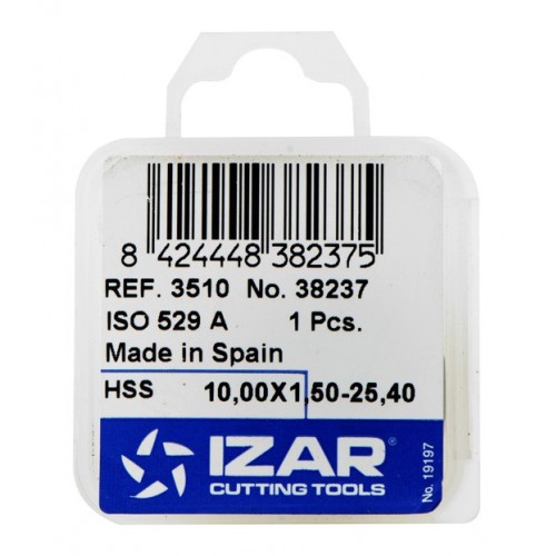 COJINETE MANO HSS ISO529 (M) - 3510 - 03,00X0,50-25,40