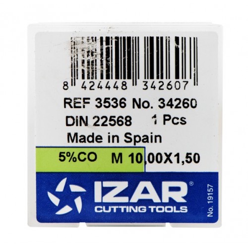 COJINETE MANO HSS Co DIN22568 (M) - 3536 - 03,00X0,50