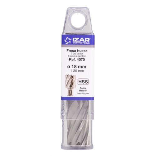FRESA HUECA HSS-XT MAQUINA ELECTROMAGNETICA - 4070 - 12,00X30 mm