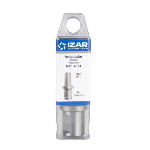 ADAPTADOR FRESAS HUECAS MAQUINA ELECTROMAGNETICA - 4074 - FRESA DOBLE WELDON" -> B16"