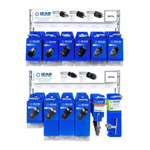 DISPLAYS Y PRESENTACIONES - 4995 - DISP. 12 - PORTA-BROCAS TALADROS PORTATILES Y ESTACIONARIOS
