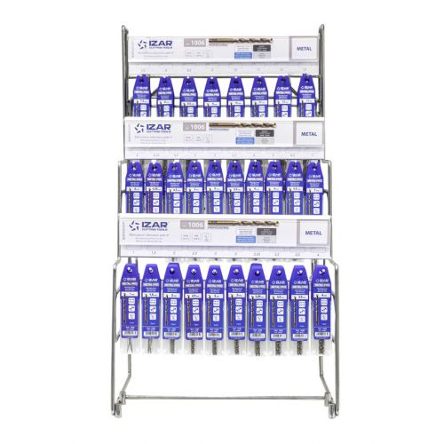 DISPLAYS Y PRESENTACIONES - 4995 - DISP. 13 - BROCA MANGO CILINDRICO COBALTO (DIN 338 N)