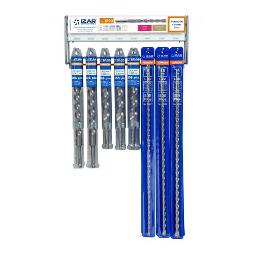 DISPLAYS Y PRESENTACIONES - 4995 - DISP. 29 - BROCA-MARTILLO SDS PLUS (18x300-12x450 mm)