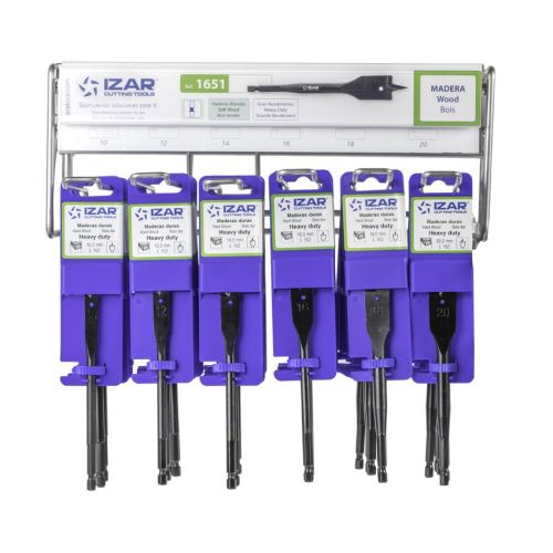 DISPLAYS Y PRESENTACIONES - 4995 - DISP. 56 - BROCAS MADERA PRO PALA