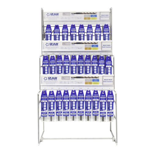 DISPLAYS Y PRESENTACIONES - 4995 - DISP. 62 - BROCA UNIVERSAL COBALTO MULTI INOX (DIN 338 W)