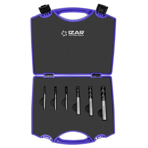 FRESA PMX DIN844W 3Z - 6430 - SET AZUL 4-5-6-8-10-12 TIALN-TOP - TIALN-TOP