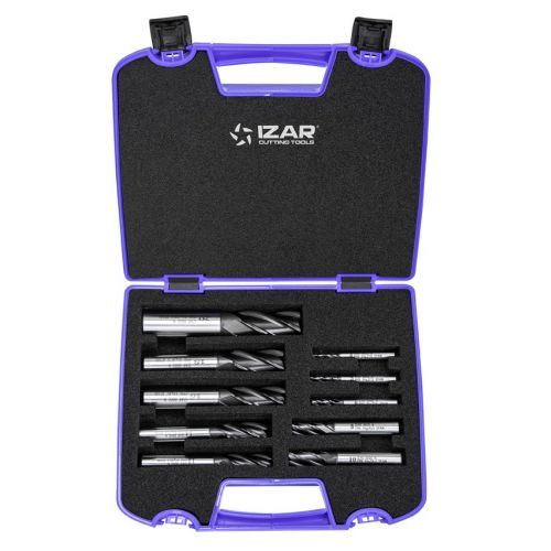 FRESA PMX DIN844N NZ - 6600 - SET AZUL 4-5-6-8-10-12-14-16-18-20 TIALN-TOP - TIALN-TOP