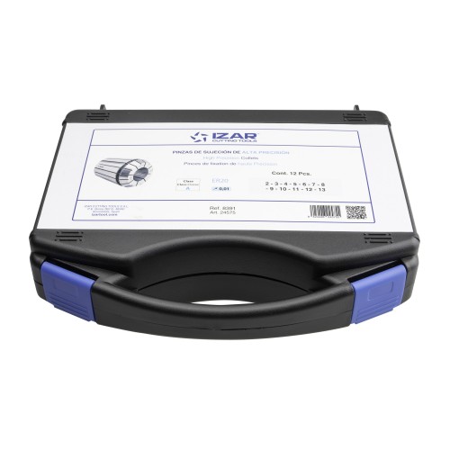 PINZA PRECISIÓN ER 10 MICRAS DIN-6499B - 8391 - SET ER20 - 12 pcs. (2 - 3 - 4 - 5 - 6 - 7 - 8 - 9 - 10 - 11 - 12 - 13)