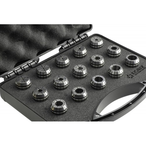 PINZA PRECISIÓN ER 10 MICRAS DIN-6499B - 8391 - SET ER25 - 15 pcs. (2 - 3 - 4 - 5 - 6 - 7 - 8 - 9 - 10 - 11 - 12 - 13 - 14 - 15 - 16)
