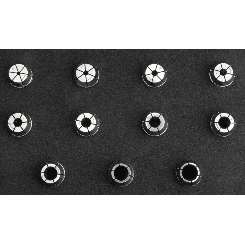 PINZA PRECISIÓN ESTANCA ERC 10 MICRAS DIN-6499B - 8392 - SET ERC20 - 11 pcs. (3 - 4 - 5 - 6 - 7 - 8 - 9 - 10 - 11 - 12 - 13)