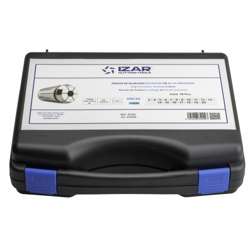 PINZA PRECISIÓN ESTANCA ERC 10 MICRAS DIN-6499B - 8392 - SET ERC32 - 18 pcs. (3 - 4 - 5 - 6 - 7 - 8 - 9 - 10 - 11 - 12 - 13 - 14 - 15 - 16 - 17 - 18 - 19 - 20)