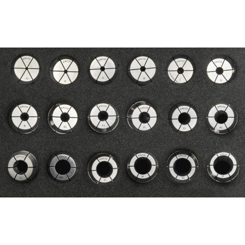 PINZA PRECISIÓN ESTANCA ERC 10 MICRAS DIN-6499B - 8392 - SET ERC32 - 18 pcs. (3 - 4 - 5 - 6 - 7 - 8 - 9 - 10 - 11 - 12 - 13 - 14 - 15 - 16 - 17 - 18 - 19 - 20)
