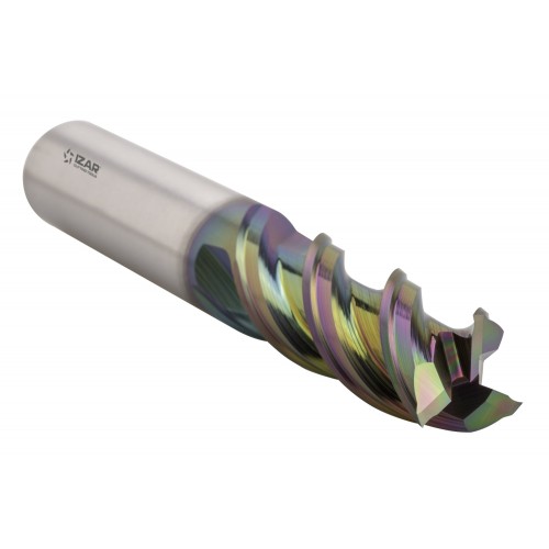 FRESA MICROGRANO IZAR STD. 3Z ALUMINIO 45º PULIDO ESPEJO - 9437 - 03,00 mm - IRIS