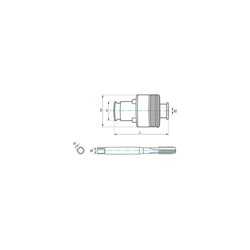 REF. 3195 ADAPTADOR PORTA-MACHOS COMPENSACION RADIAL/AXIAL
