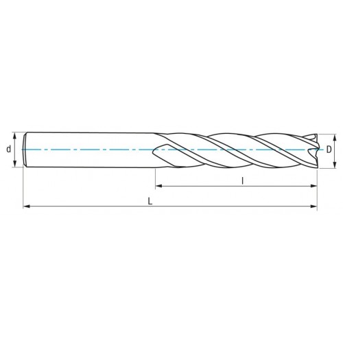 REF. 9410 FRESA MICROGRANO IZAR-STD.N LARGA 4Z