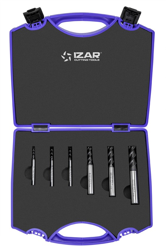 FRESA PMX DIN844W 3Z - 6430 - SET AZUL 4-5-6-8-10-12 TIALN-TOP - TIALN-TOP