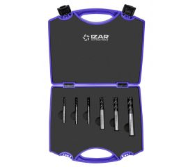 FRESA PMX DIN844W 3Z - 6430 - SET AZUL 4-5-6-8-10-12 TIALN-TOP - TIALN-TOP