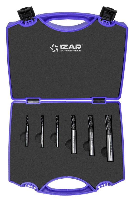 FRESA PMX DIN844N NZ - 6600 - SET AZUL 4-5-6-8-10-12 TIALN-TOP - TIALN-TOP