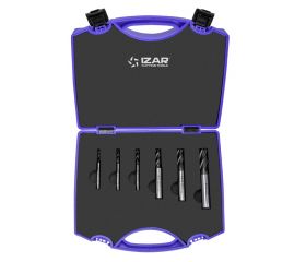 FRESA PMX DIN844N NZ - 6600 - SET AZUL 4-5-6-8-10-12 TIALN-TOP - TIALN-TOP