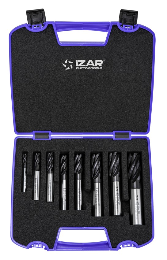 FRESA DESBASTE FINO PMX DIN844NRF NZ - 6644 - SET AZUL 6-8-10-12-14-16-18-20 TIALN-TOP - TIALN-TOP