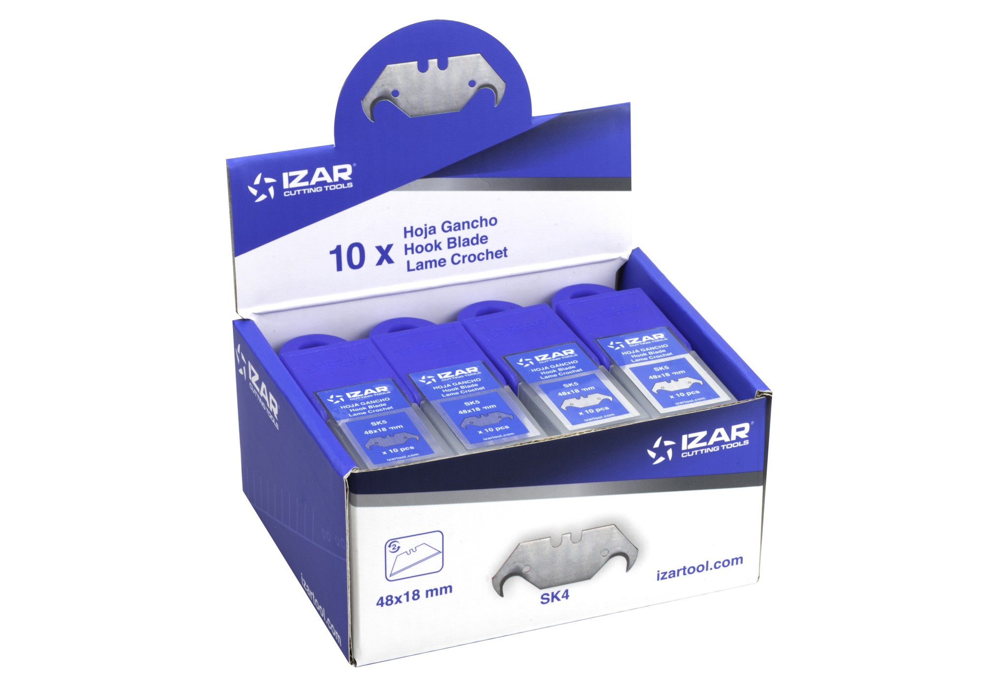 BOX-PALLET CUTERS - 8320 - EXPO 20 UDS. (Ref 8331 RETRACTIL GANCHO)