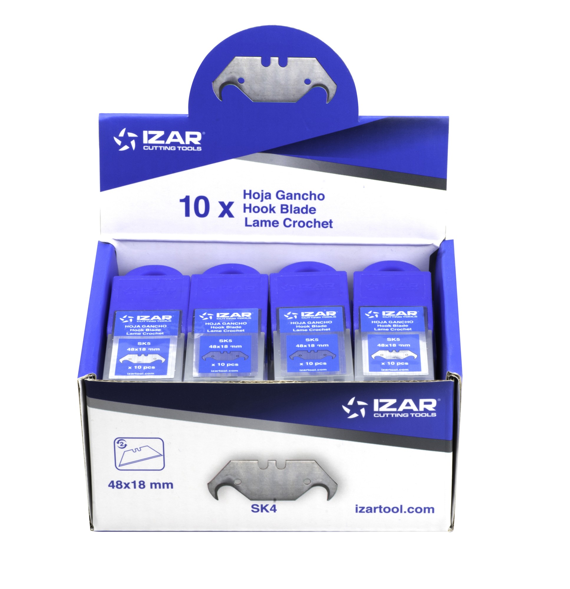 BOX-PALLET CUTERS - 8320 - EXPO 20 UDS. (Ref 8331 RETRACTIL GANCHO)