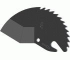CUCHILLA CORTA-TUBOS TIJERA INOX+TEFLON - 8321 - <42 mm