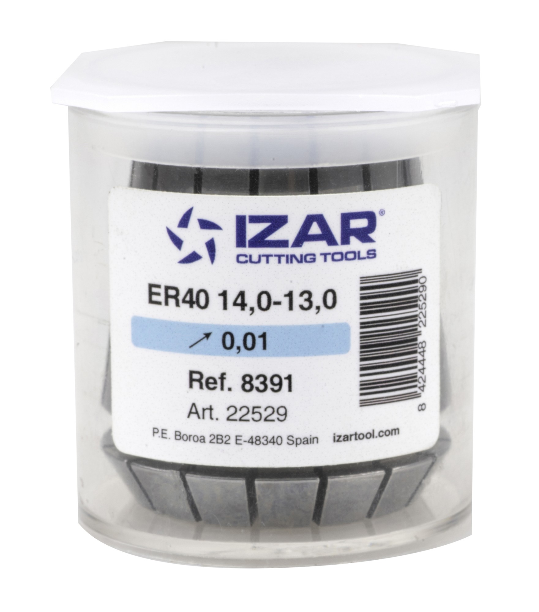 PINZA PRECISIÓN ER 10 MICRAS DIN-6499B - 8391 - ER11-01,00