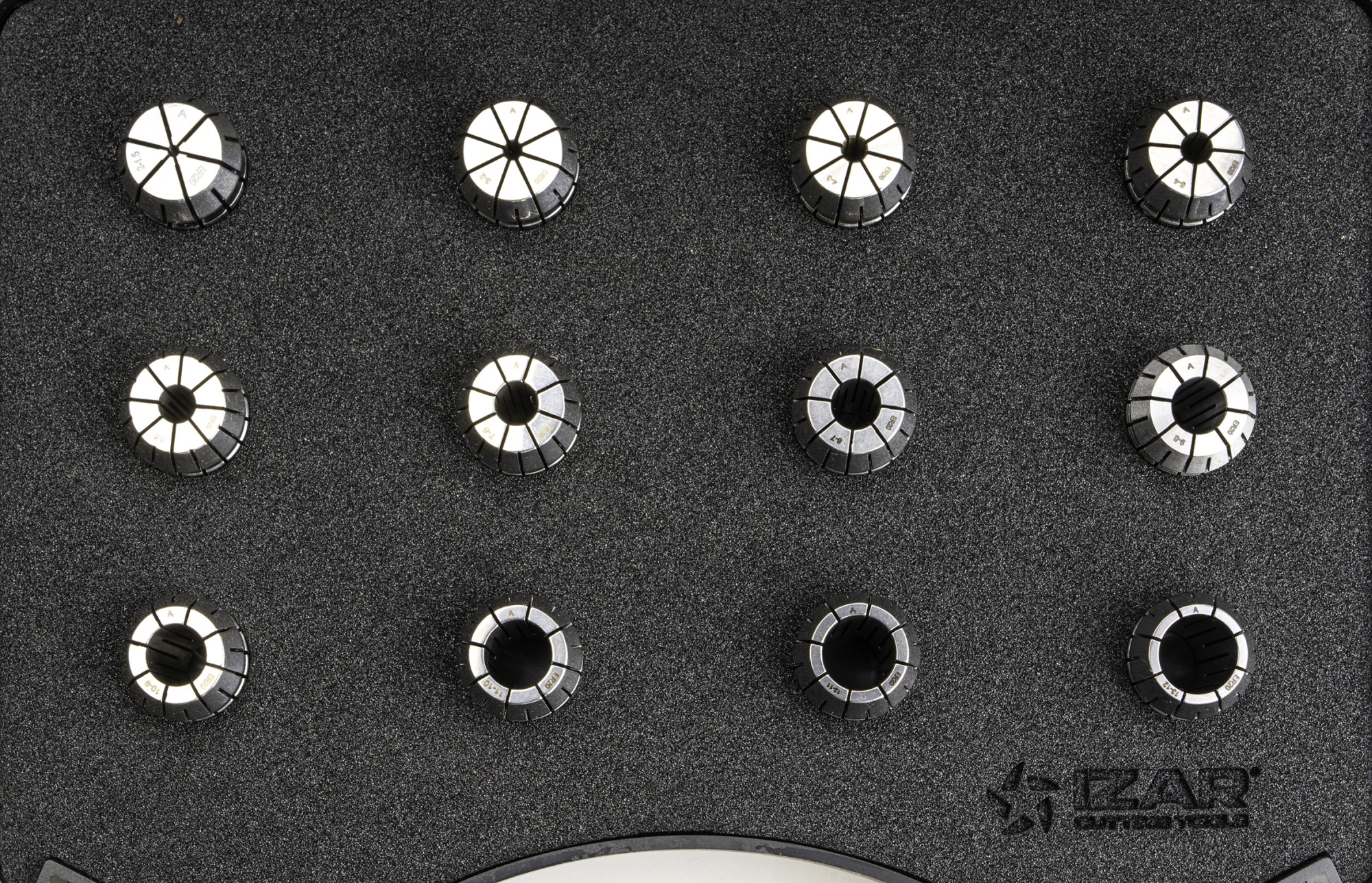 PINZA PRECISIÓN ER 10 MICRAS DIN-6499B - 8391 - SET ER20 - 12 pcs. (2 - 3 - 4 - 5 - 6 - 7 - 8 - 9 - 10 - 11 - 12 - 13)