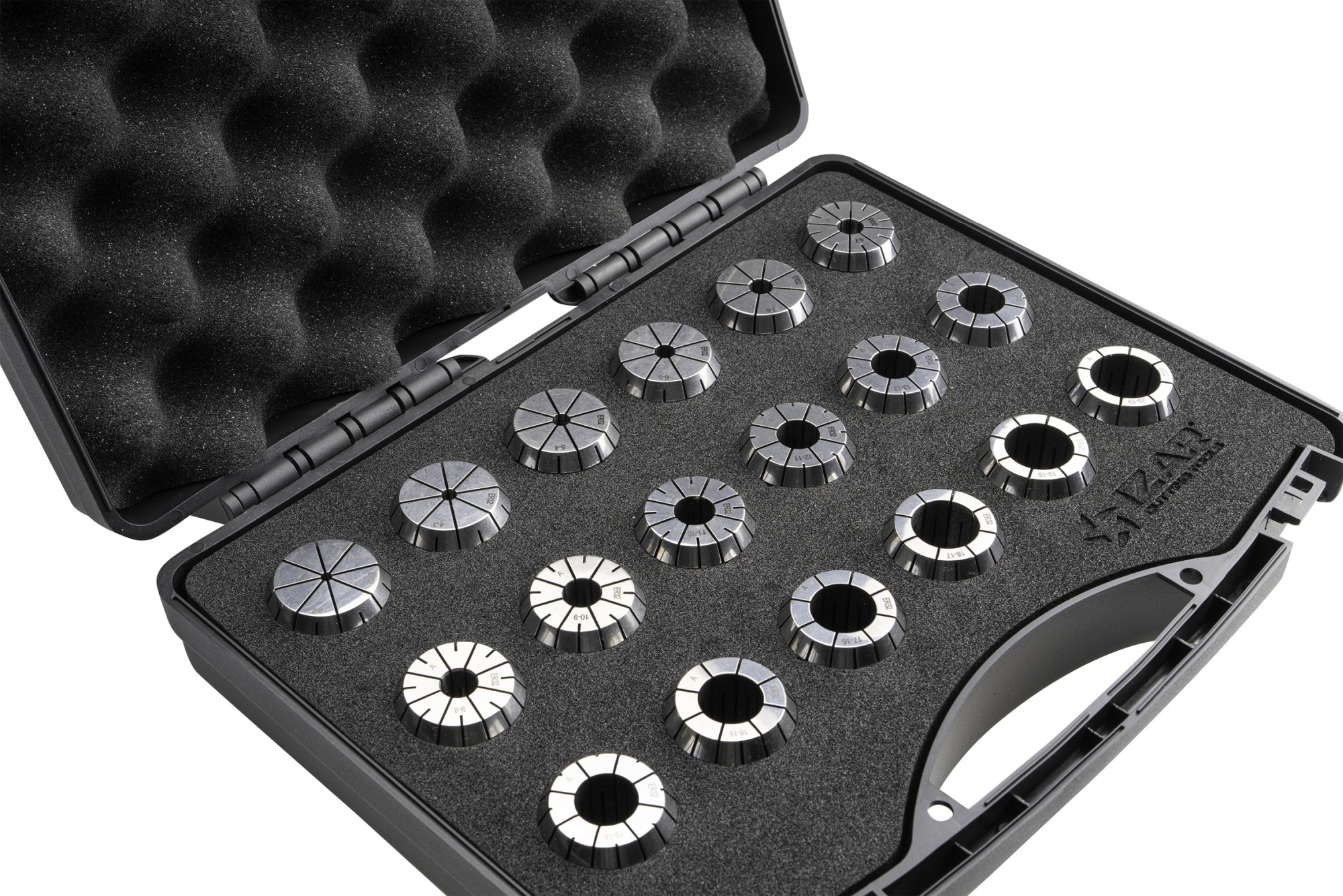 PINZA PRECISIÓN ER 10 MICRAS DIN-6499B - 8391 - SET ER32 - 18 pcs. (3 - 4 - 5 - 6 - 7 - 8 - 9 - 10 - 11 - 12 - 13 - 14 - 15 - 16 - 17 - 18 - 19 - 20)