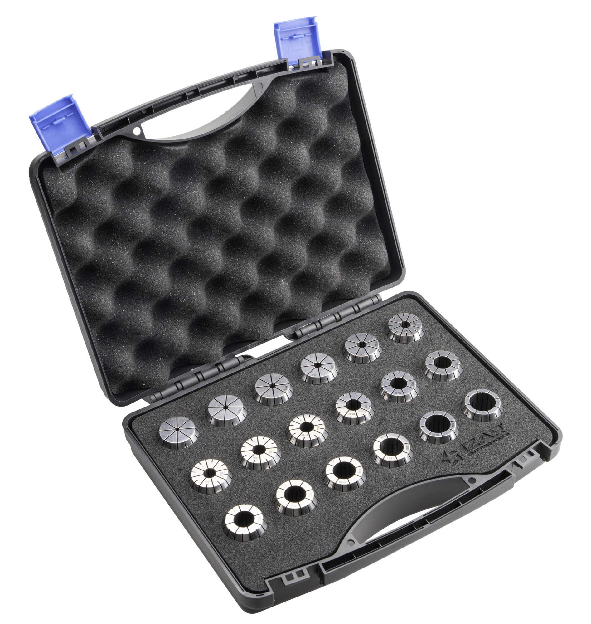 PINZA PRECISIÓN ER 10 MICRAS DIN-6499B - 8391 - SET ER32 - 18 pcs. (3 - 4 - 5 - 6 - 7 - 8 - 9 - 10 - 11 - 12 - 13 - 14 - 15 - 16 - 17 - 18 - 19 - 20)