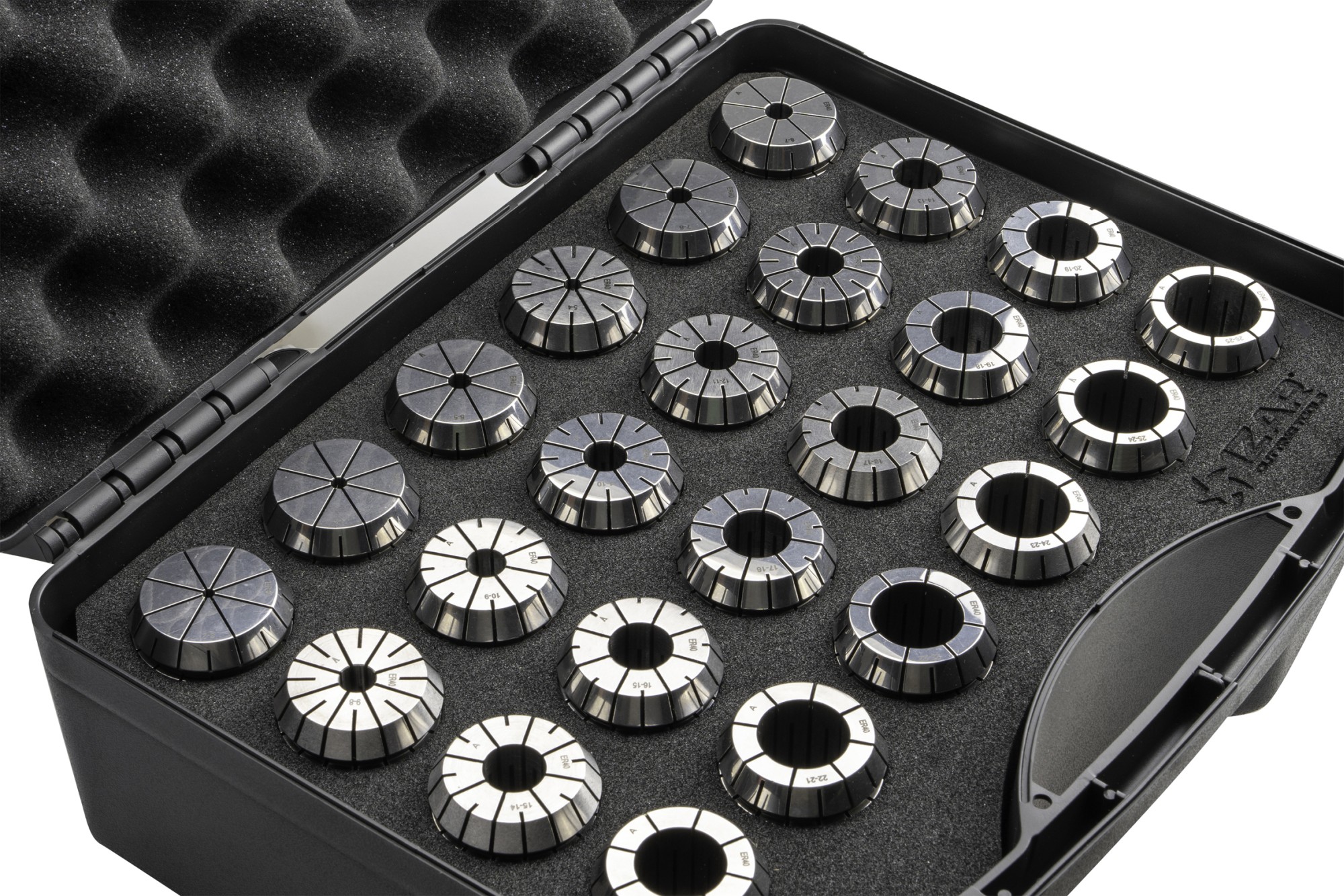 PINZA PRECISIÓN ER 10 MICRAS DIN-6499B - 8391 - SET ER40 - 24 pcs. (3 a 26)