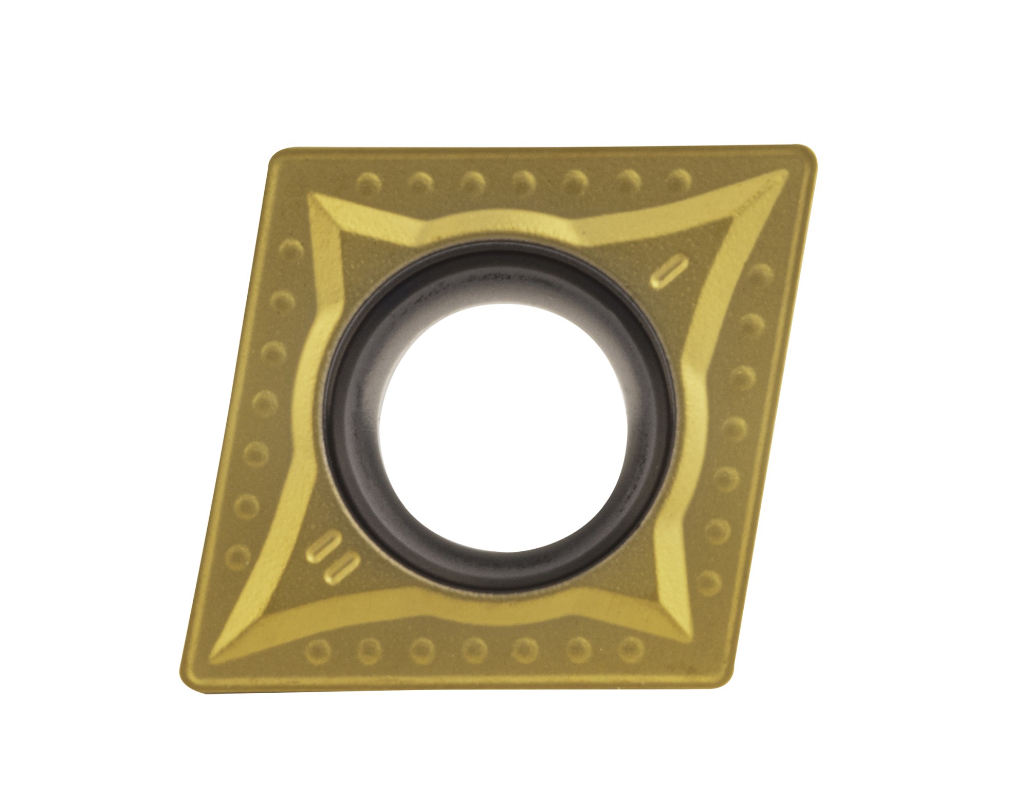 PLAQUITA INTERCAMBIABLE TORNEADO CCMT 80º POSITIVA - 8500 - CCMT-060204-ZFCE-CERMET