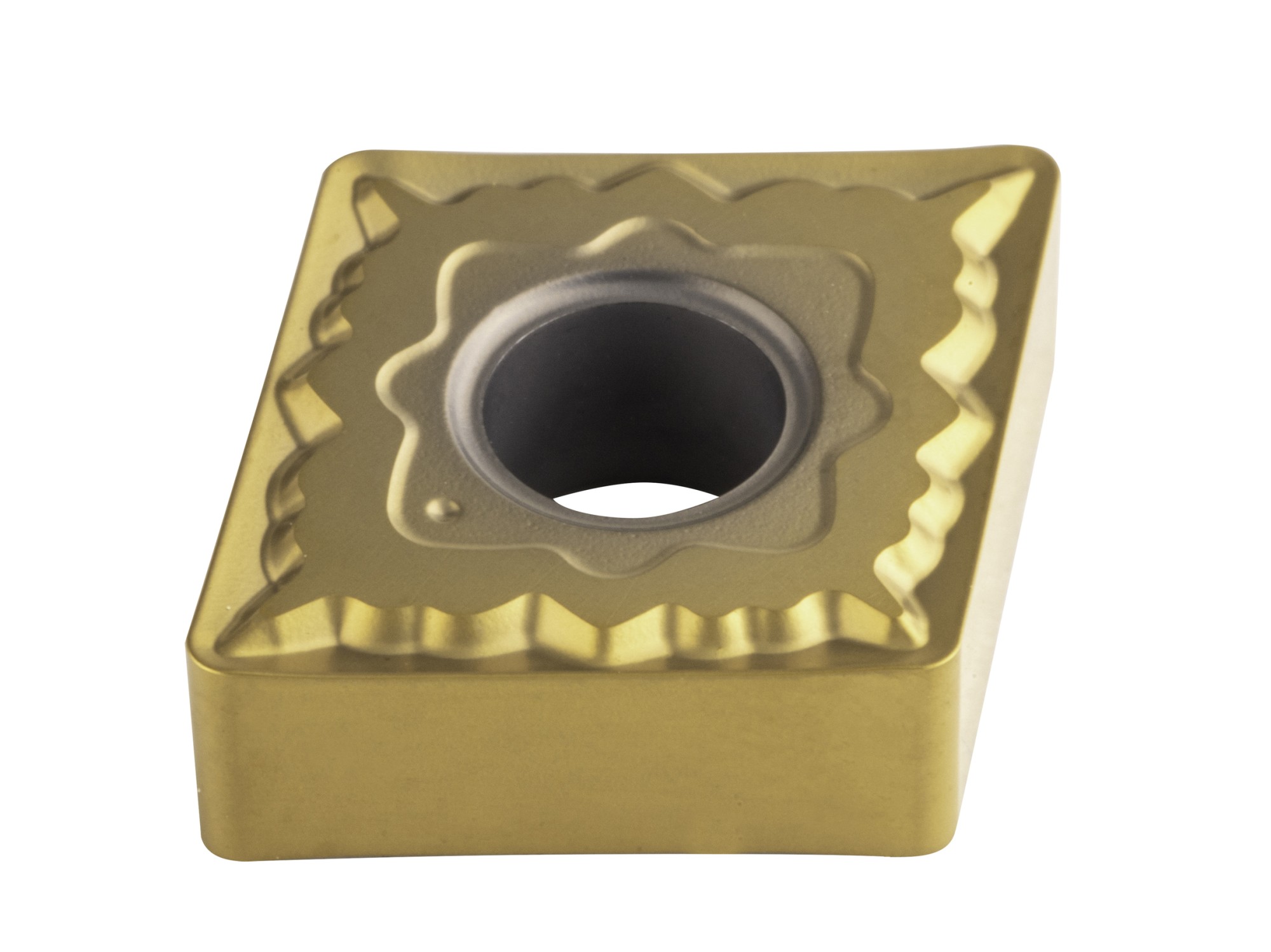 PLAQUITA INTERCAMBIABLE TORNEADO CNMG 80º NEGATIVA - 8510 - CNMG-120408-E-ZMCE-CERMET