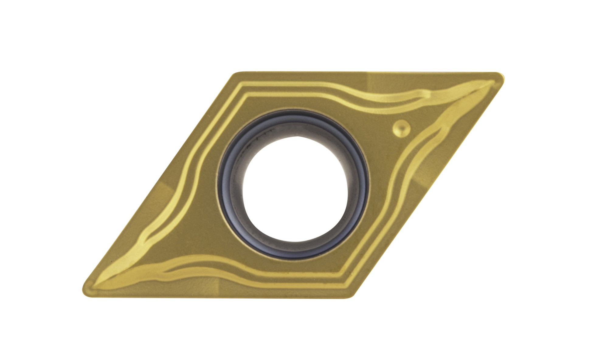 PLAQUITA INTERCAMBIABLE TORNEADO DCMT 55º POSITIVA - 8520 - DCMT-070204-ZFCE-CERMET