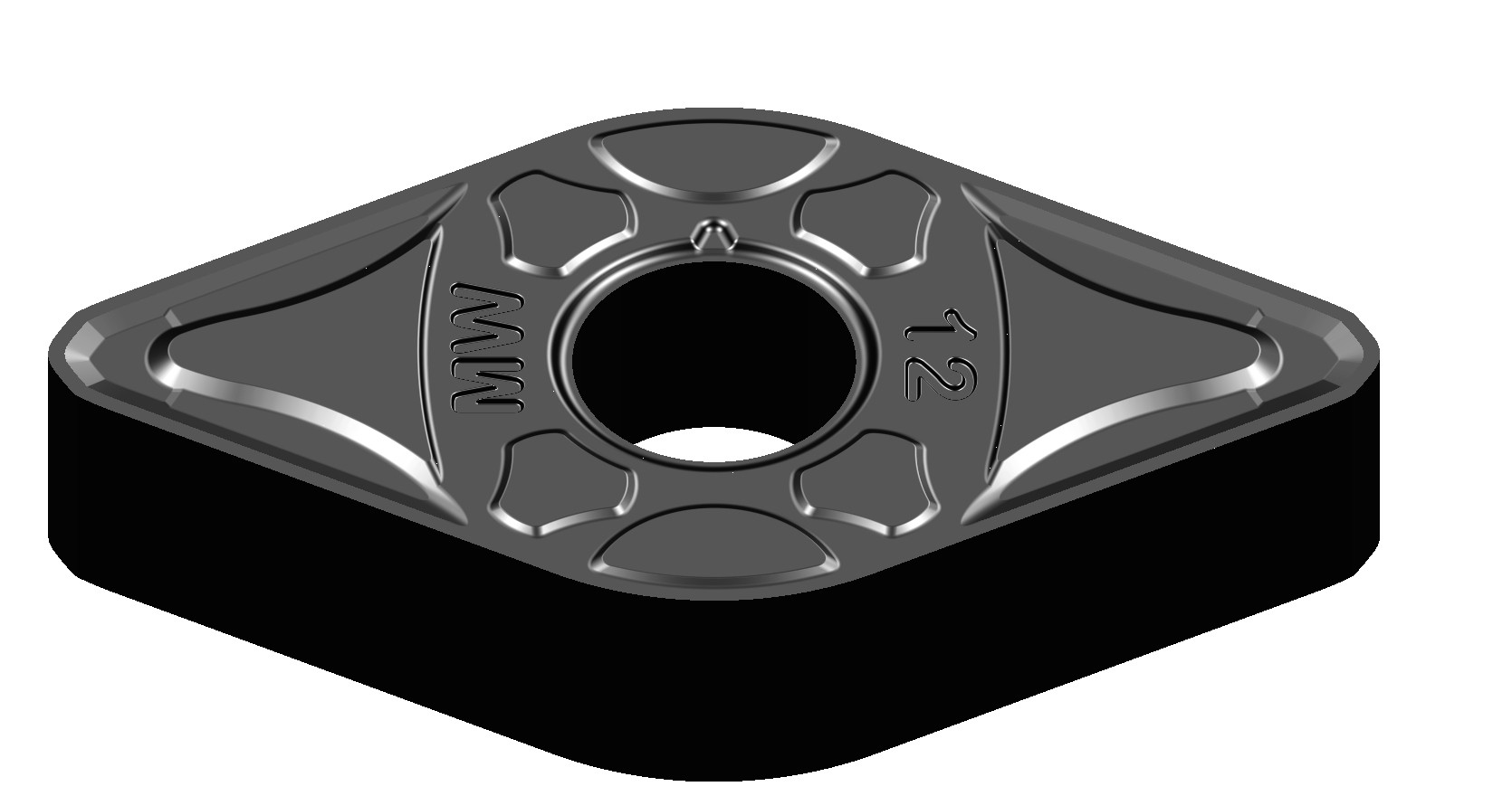 PLAQUITA INTERCAMBIABLE TORNEADO DNMG 55º NEGATIVA - 8530 - DNMG-150604-E-ZNM-P720