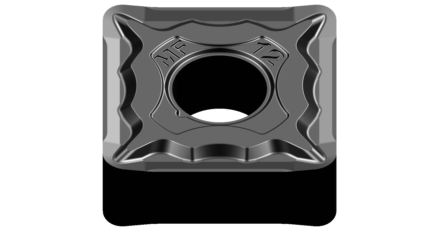 PLAQUITA INTERCAMBIABLE TORNEADO SNMG 90º NEGATIVA - 8550 - SNMG-120404-E-ZFM-C515